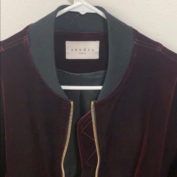 Velvet bomber Sandro - Picture 3 of 9